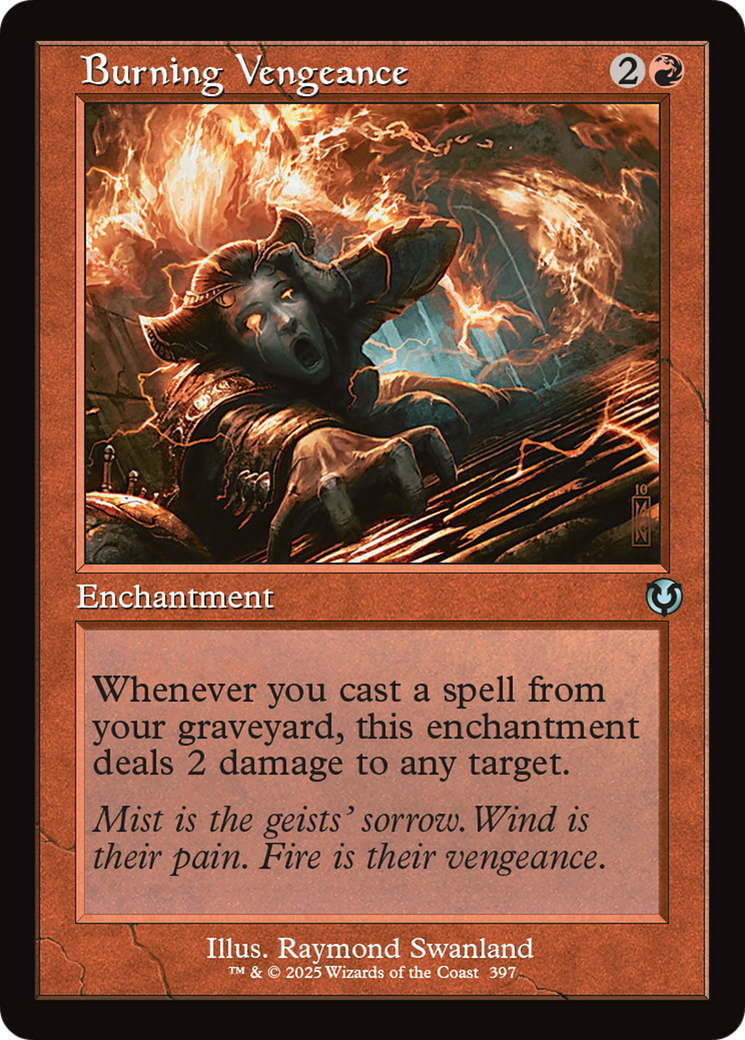 Burning Vengeance (Retro Frame) [INR - 397]