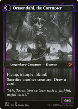 Jerren, Corrupted Bishop (DBL-109) - Innistrad: Double Feature: (Double Faced Transform) Foil