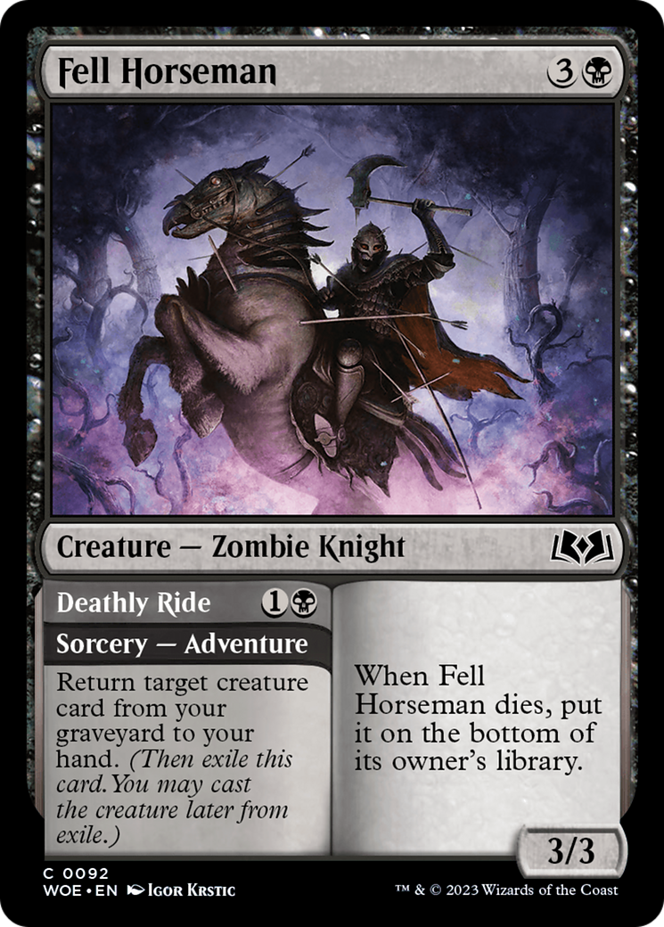 Fell Horseman [WOE - 92]