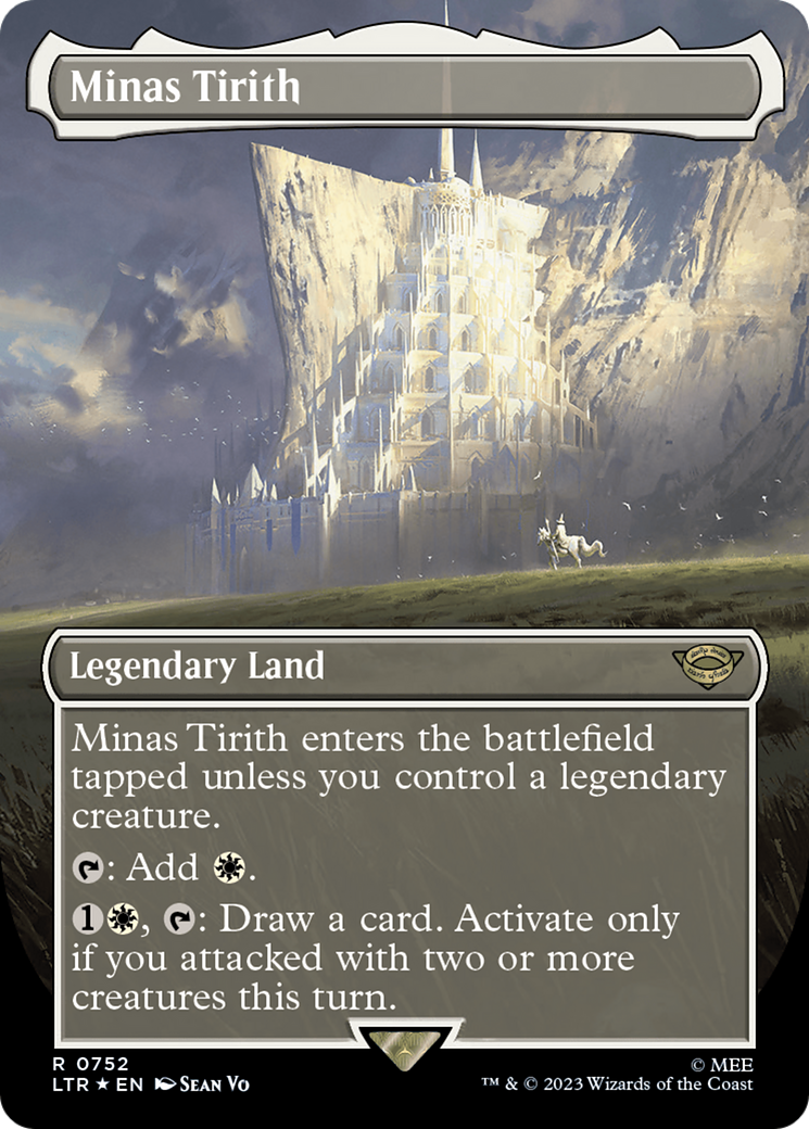 Minas Tirith (Borderless) (Surge Foil) [LTR - 752]