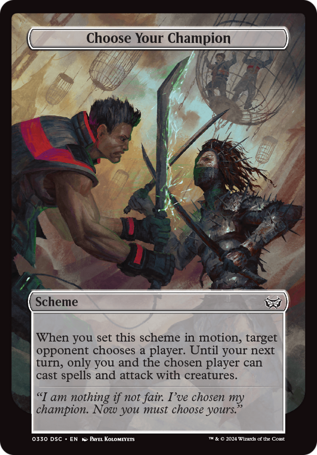Choose Your Champion (Full Art) [A:DSC - 330]