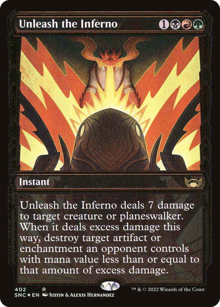 Unleash the Inferno (Gilded Foil) [SNC - 402]