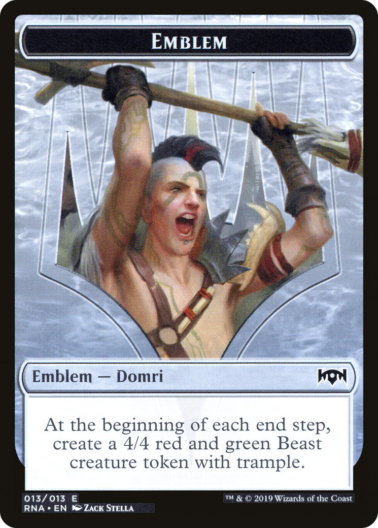 Emblem - Domri, Chaos Bringer [RNA - 13]