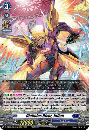 Diabolos Diver, Julian (D-BT06/004EN) - D-BT06: Blazing Dragon Reborn