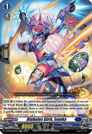 Diabolos Girls, Ivanka (D-BT06/025EN) - D-BT06: Blazing Dragon Reborn