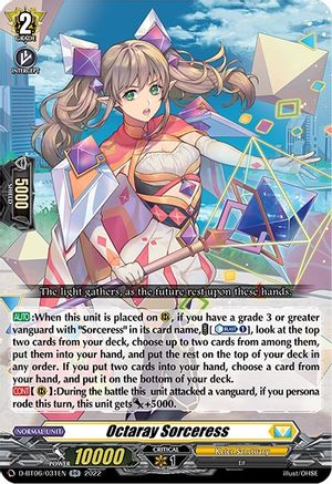 Octaray Sorceress (D-BT06/031EN) - D-BT06: Blazing Dragon Reborn