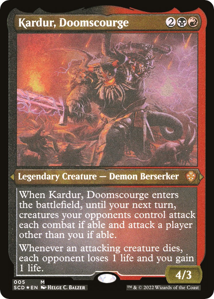 Kardur, Doomscourge (Foil Etched) [SCD - 5]