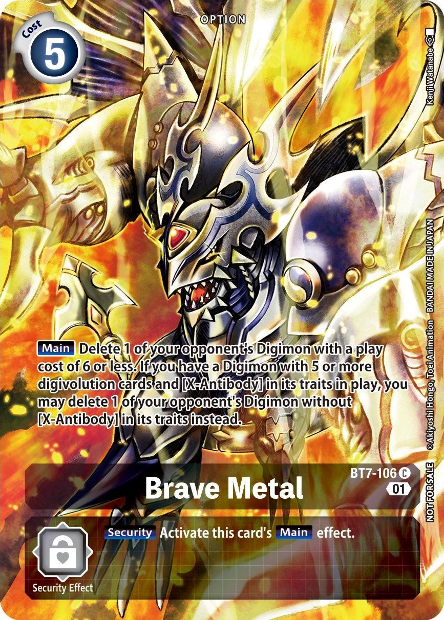 Brave Metal (Premium Deck Set) [BT07 - BT7-106 C]
