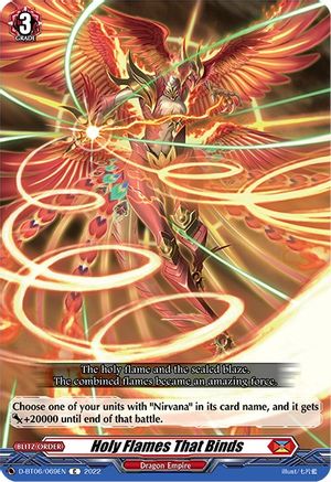 Holy Flames That Binds (D-BT06/069EN) - Blazing Dragon Reborn