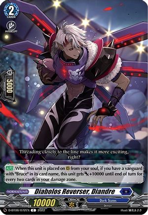 Diabolos Reverser, Diandre (D-BT06/072EN) - D-BT06: Blazing Dragon Reborn