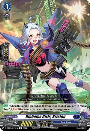 Diabolos Girls, Kristen (D-BT06/074EN) - D-BT06: Blazing Dragon Reborn
