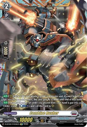 Combine Rusher (FFR) (D-BT06/FFR08EN) - D-BT06: Blazing Dragon Reborn