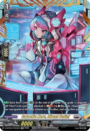 Galactic Hero, Direct Foriel (FFR) (D-BT06/09EN) - D-BT06: Blazing Dragon Reborn