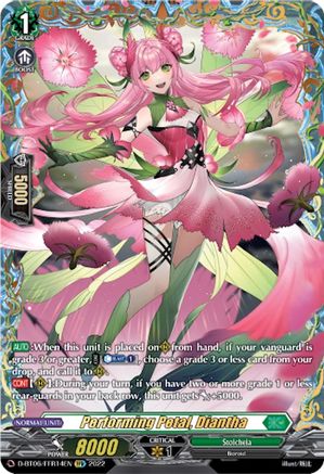 Performing Petal, Diantha (FFR) (D-BT06/DFF14EN) - Blazing Dragon Reborn