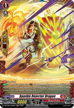 Sparkle Rejector Dragon (FR) (D-BT06/FR06EN) - D-BT06: Blazing Dragon Reborn
