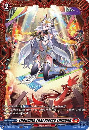 Thoughts That Pierce Through (FR) (D-BT06/FR07EN) - Blazing Dragon Reborn