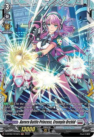 Aurora Battle Princess, Crumple Orchid (FR) (D-BT06/FR16EN) - Blazing Dragon Reborn