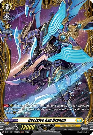 Decisive Axe Dragon (FR) (D-BT06/FR22EN) - D-BT06: Blazing Dragon Reborn