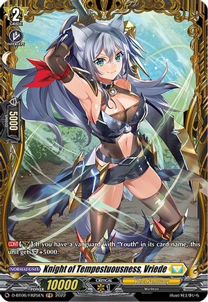 Knight of Tempestuousness, Vriede (FR) (D-BT06/FR25EN) - D-BT06: Blazing Dragon Reborn