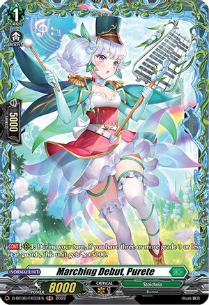 Marching Debut, Purete (FR) (D-BT06/FR33EN) - Blazing Dragon Reborn