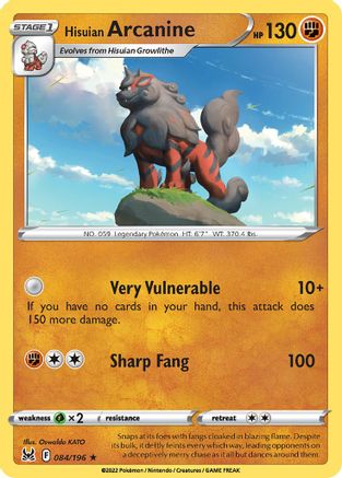 Hisuian Arcanine - 084/196 [PR - 084/196]