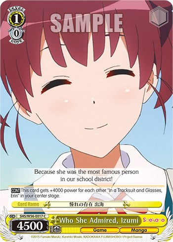 Who She Admired, Izumi [SHRB - SHS/W56-E017 C]