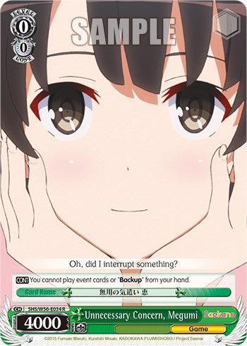 Unnecessary Concern, Megumi [SHRB - SHS/W56-E034 R]