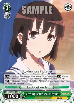 blessing software, Megumi [SHRB - SHS/W56-E037 R]