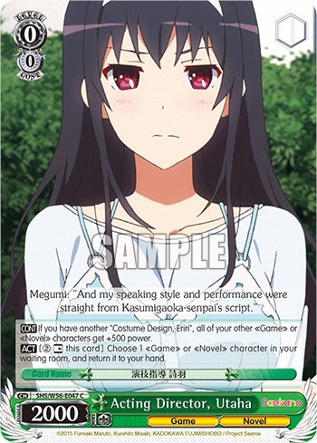 Acting Director, Utaha [SHRB - SHS/W56-E047 C]