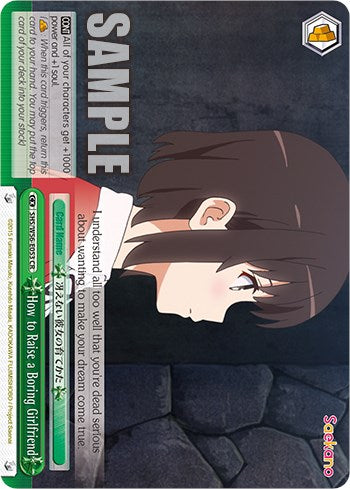 How to Raise a Boring Girlfriend [SHRB - SHS/W56-E053 CR]