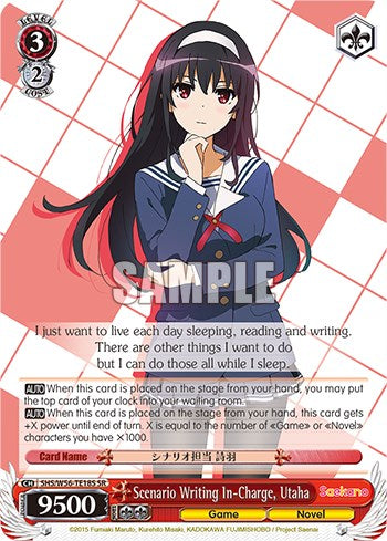 Scenario Writing In-Charge, Utaha (SR) [SHRB - SHS/W56-TE18S SR]