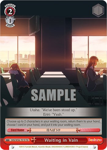 Waiting in Vain [SHRB - SHS/W56-TE19 TD]