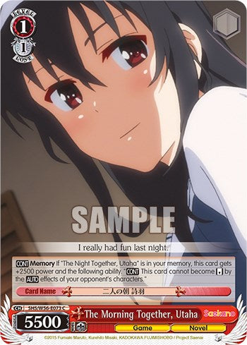 The Morning Together, Utaha [SHRB - SHS/W56-E073 C]
