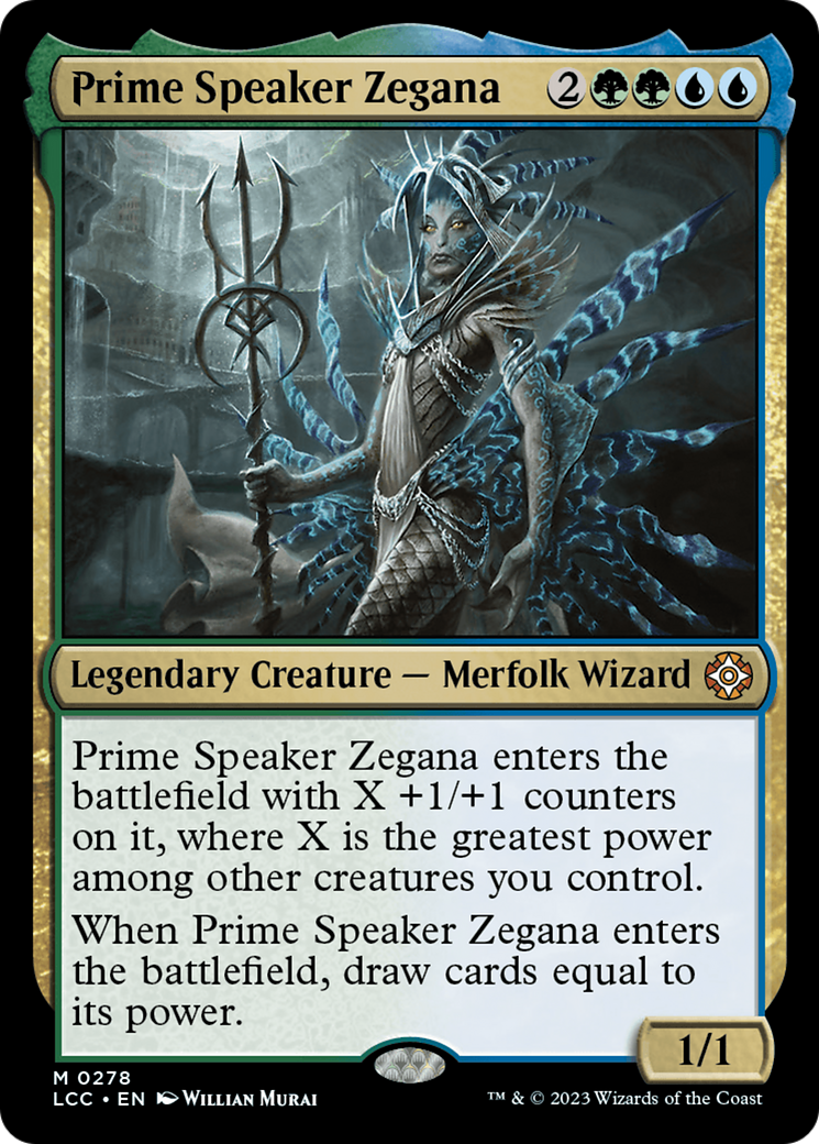 Prime Speaker Zegana [LCC - 278]
