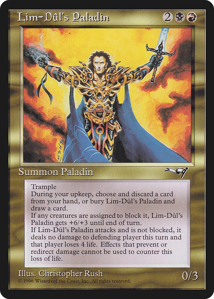 Lim-Dul's Paladin [ALL - N/A]