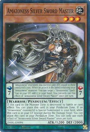 Amazoness Silver Sword Master [DABL - DABL-EN094]