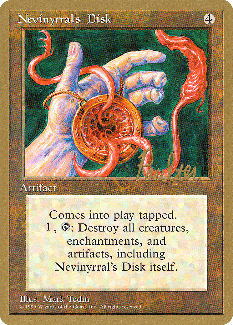 Nevinyrral's Disk - 1996 Preston Poulter (4ED) [WCD - N/A]