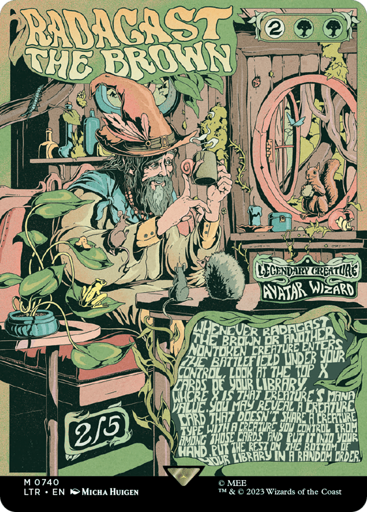 Radagast the Brown (Borderless Poster) [LTR - 740]