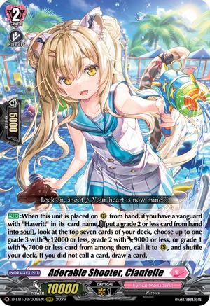 Adorable Shooter, Clanfelie (D-LBT03/008EN) - D-LBT03: Lyrical Monasterio ~Summertime Memories!~