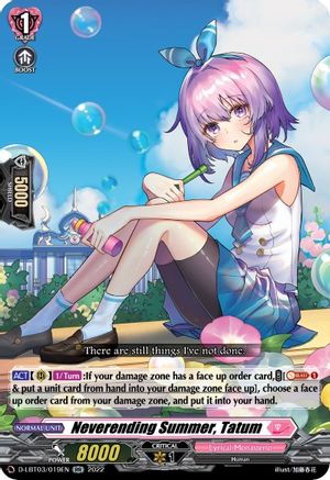 Neverending Summer, Tatum (D-LBT03/019EN) - D-LBT03: Lyrical Monasterio ~Summertime Memories!~