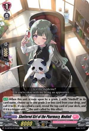 Sheltered Girl of the Pharmacy, Mediell (D-LBT03/079EN) - D-LBT03: Lyrical Monasterio ~Summertime Memories!~
