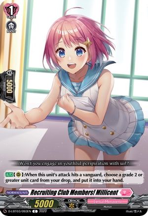 Recruiting Club Members! Millicent (D-LBT03/093EN) - D-LBT03: Lyrical Monasterio ~Summertime Memories!~