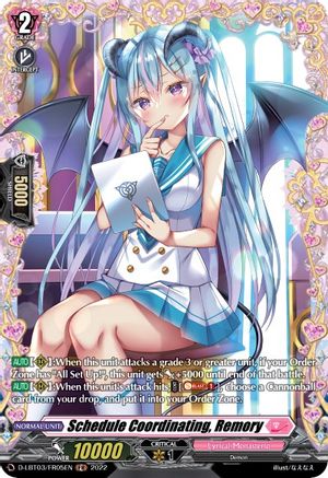 Schedule Coordinating, Remory (FR) [D-LBT03 - D-LBT03/FR05EN]