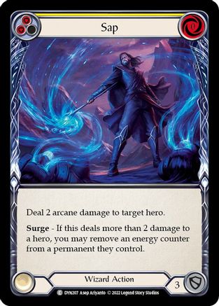 Sap (Yellow) (DYN207) - Dynasty Rainbow Foil