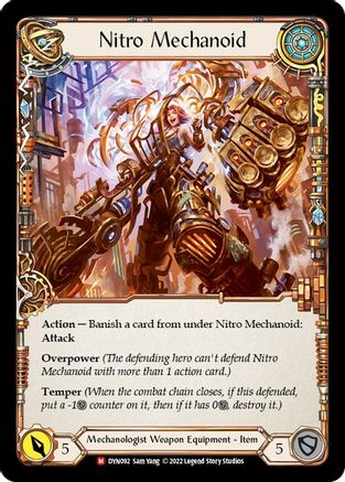 Construct Nitro Mechanoid // Nitro Mechanoid (DYN092) - Dynasty Cold Foil