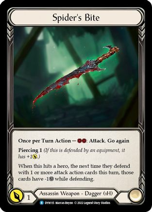 Spider's Bite (115) (DYN115) - Dynasty Rainbow Foil