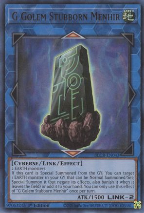 G Golem Stubborn Menhir [BLCR - BLCR-EN043]