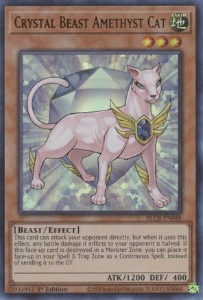 Crystal Beast Amethyst Cat [BLCR - BLCR-EN048]