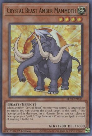 Crystal Beast Amber Mammoth [BLCR - BLCR-EN051]
