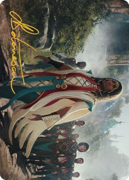 Queen Kayla bin-Kroog Art Card (Gold-Stamped Signature) [ASBRO - 39]